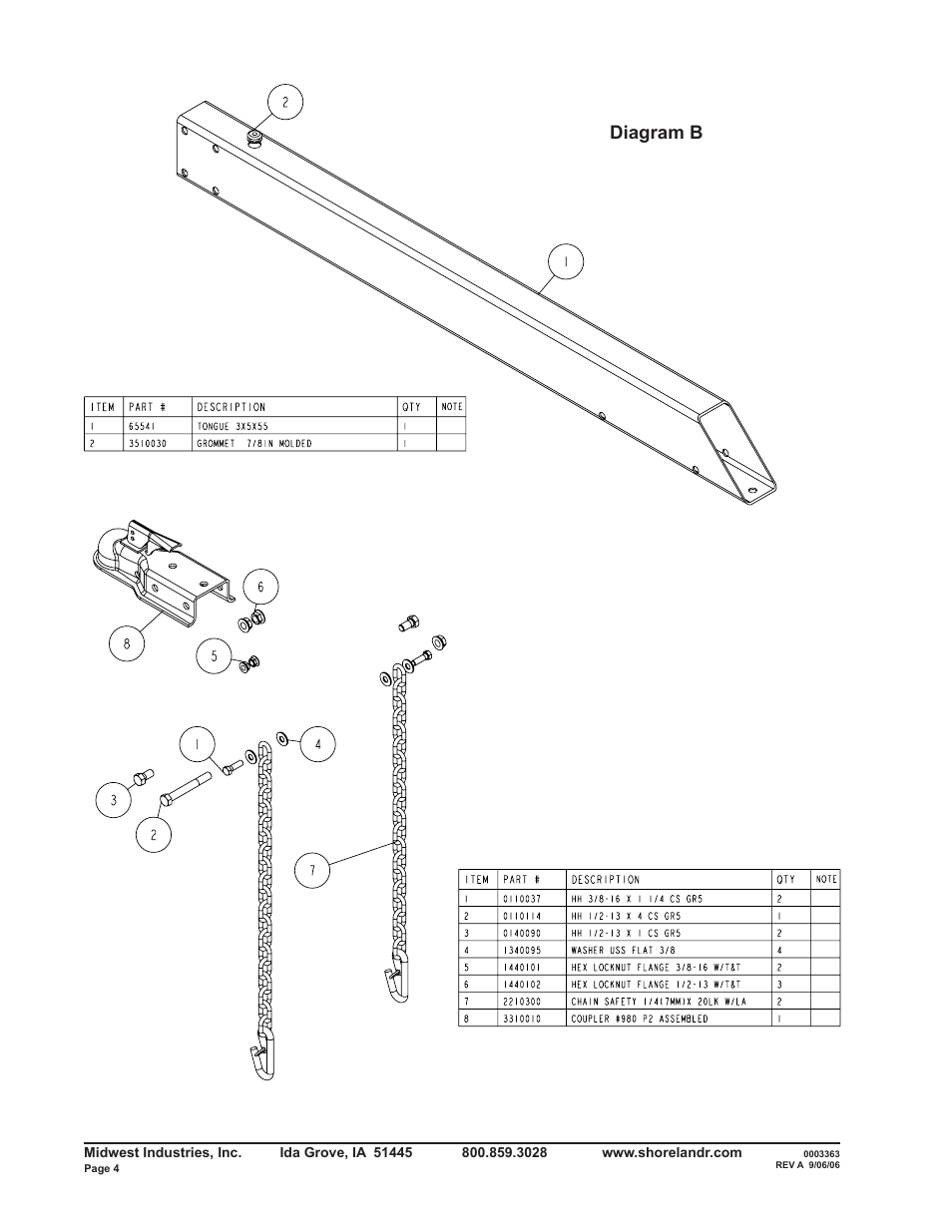 Diagram b | ShoreLand'r R2314L User Manual | Page 4 / 12