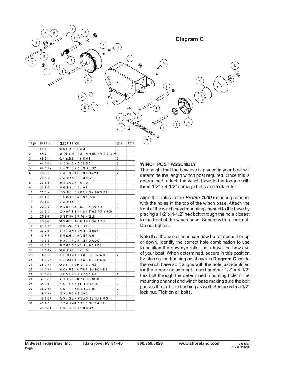 Diagram c | ShoreLand'r R2314L User Manual | Page 6 / 12