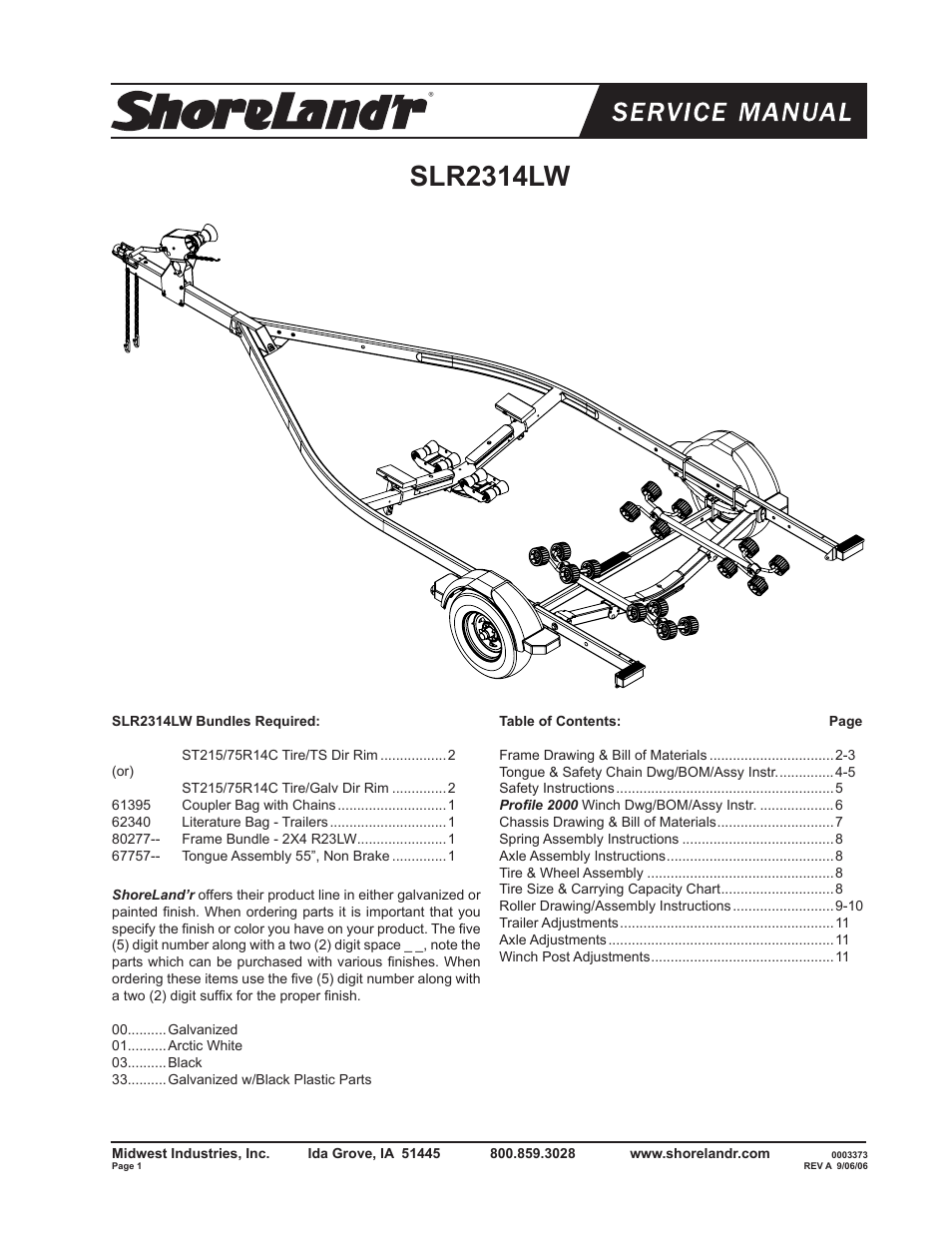 ShoreLand'r R2314LW User Manual | 12 pages