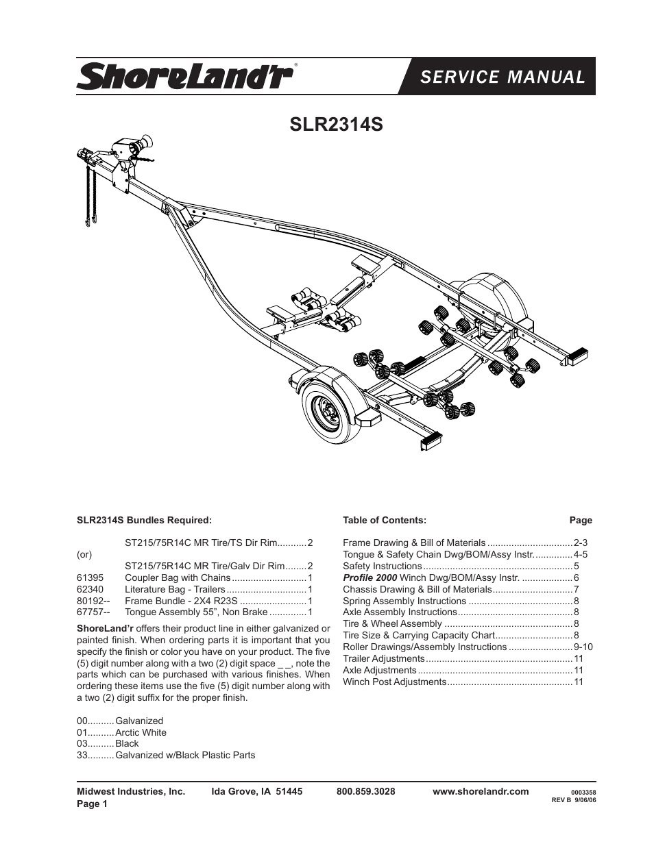 ShoreLand'r R2314S User Manual | 12 pages