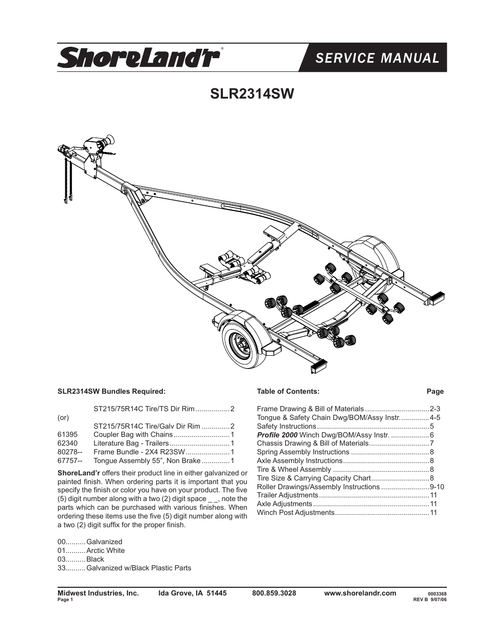 ShoreLand'r R2314SW User Manual | 12 pages