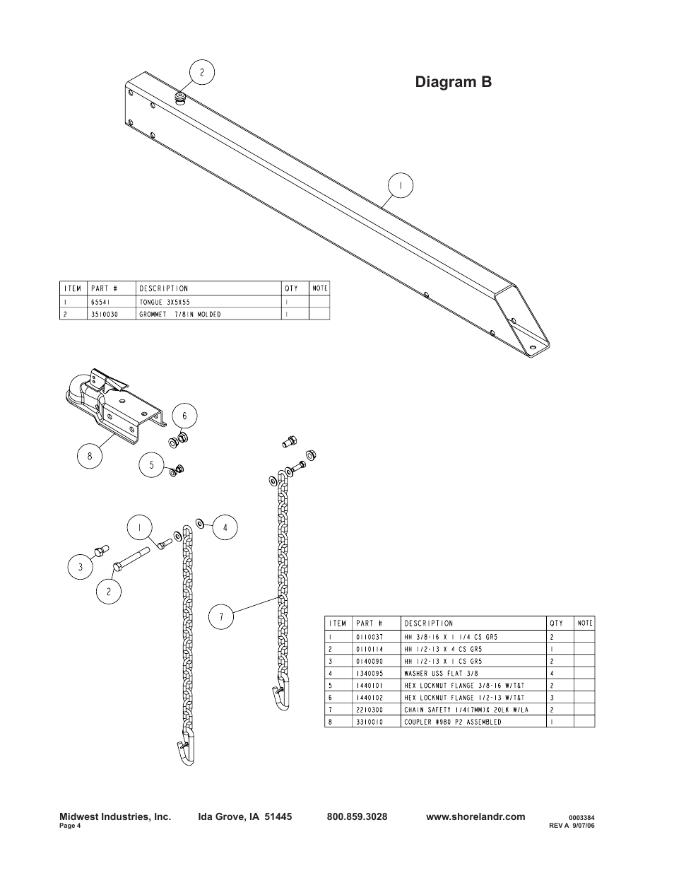 Diagram b | ShoreLand'r RB2313L User Manual | Page 4 / 12