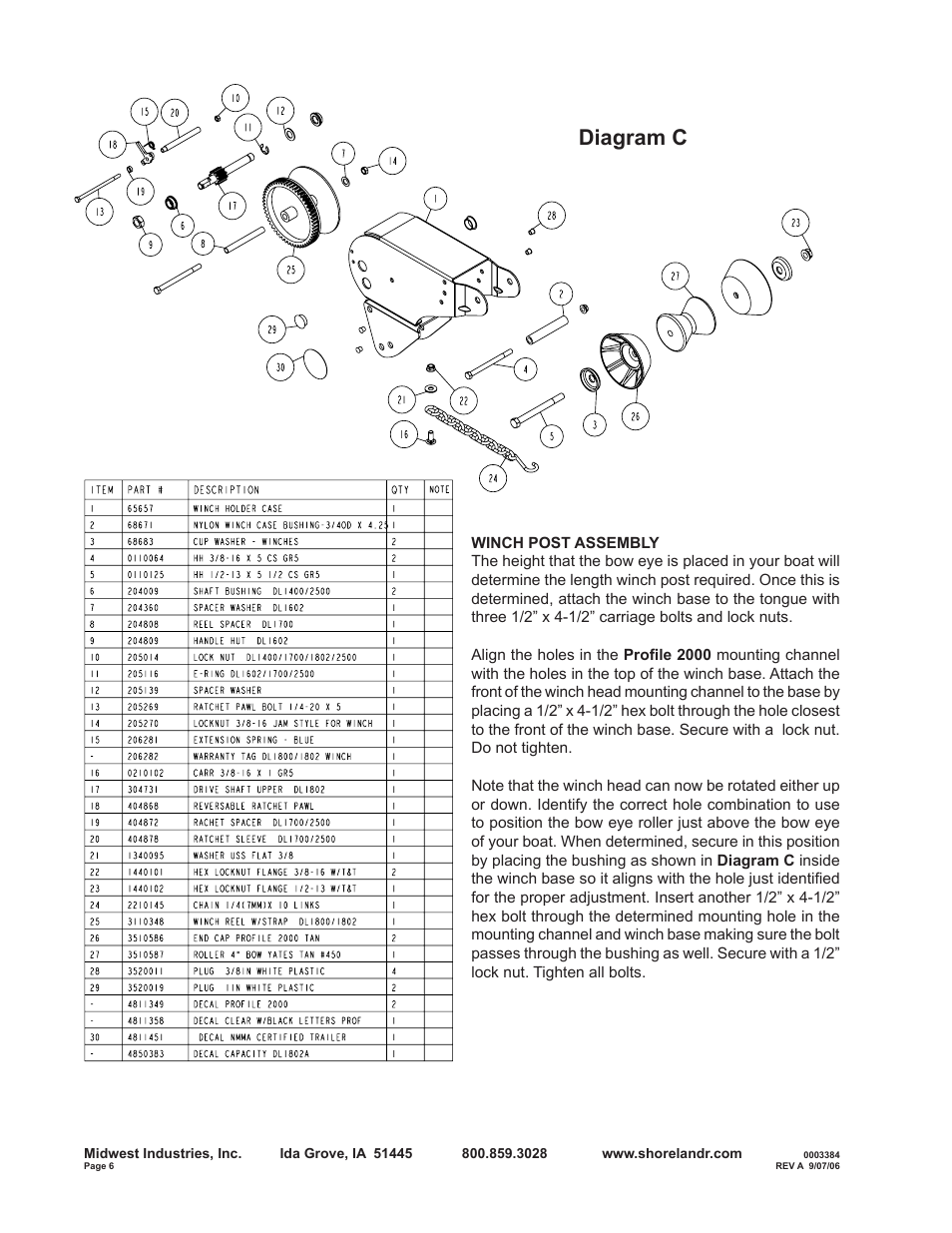 Diagram c | ShoreLand'r RB2313L User Manual | Page 6 / 12