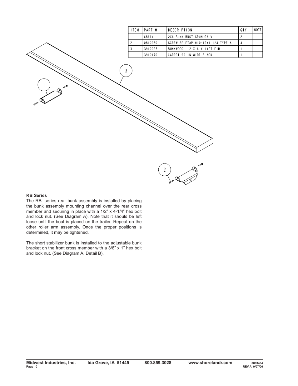 ShoreLand'r RB2313LW User Manual | Page 10 / 12