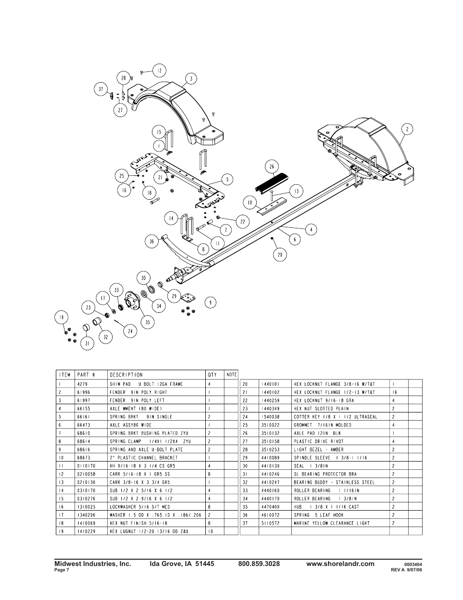 ShoreLand'r RB2313LW User Manual | Page 7 / 12