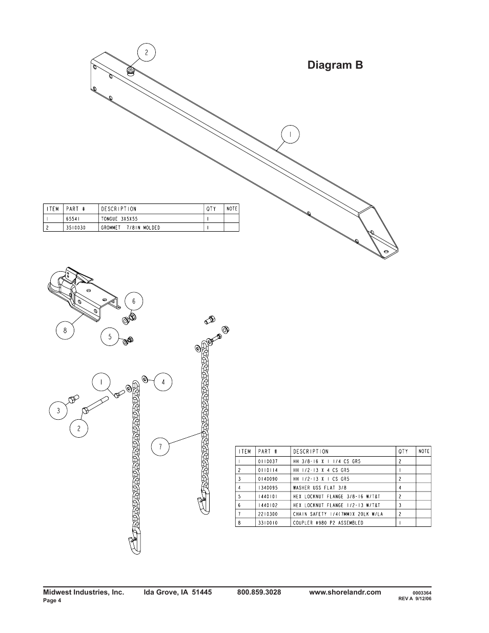 Diagram b | ShoreLand'r RB2314L User Manual | Page 4 / 12
