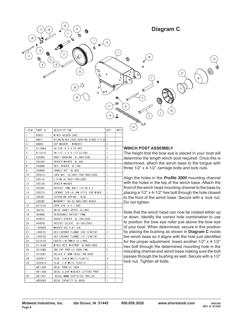 Diagram c | ShoreLand'r RB2314S User Manual | Page 6 / 12