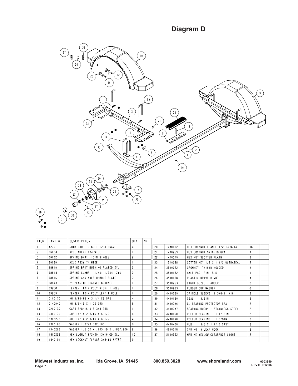 Diagram d | ShoreLand'r RB2314S User Manual | Page 7 / 12