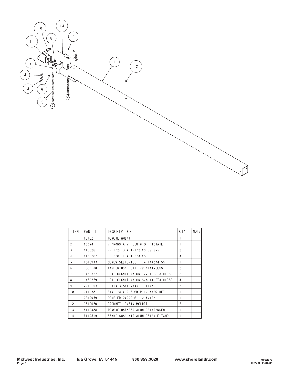 ShoreLand'r SL150TAL User Manual | Page 5 / 16