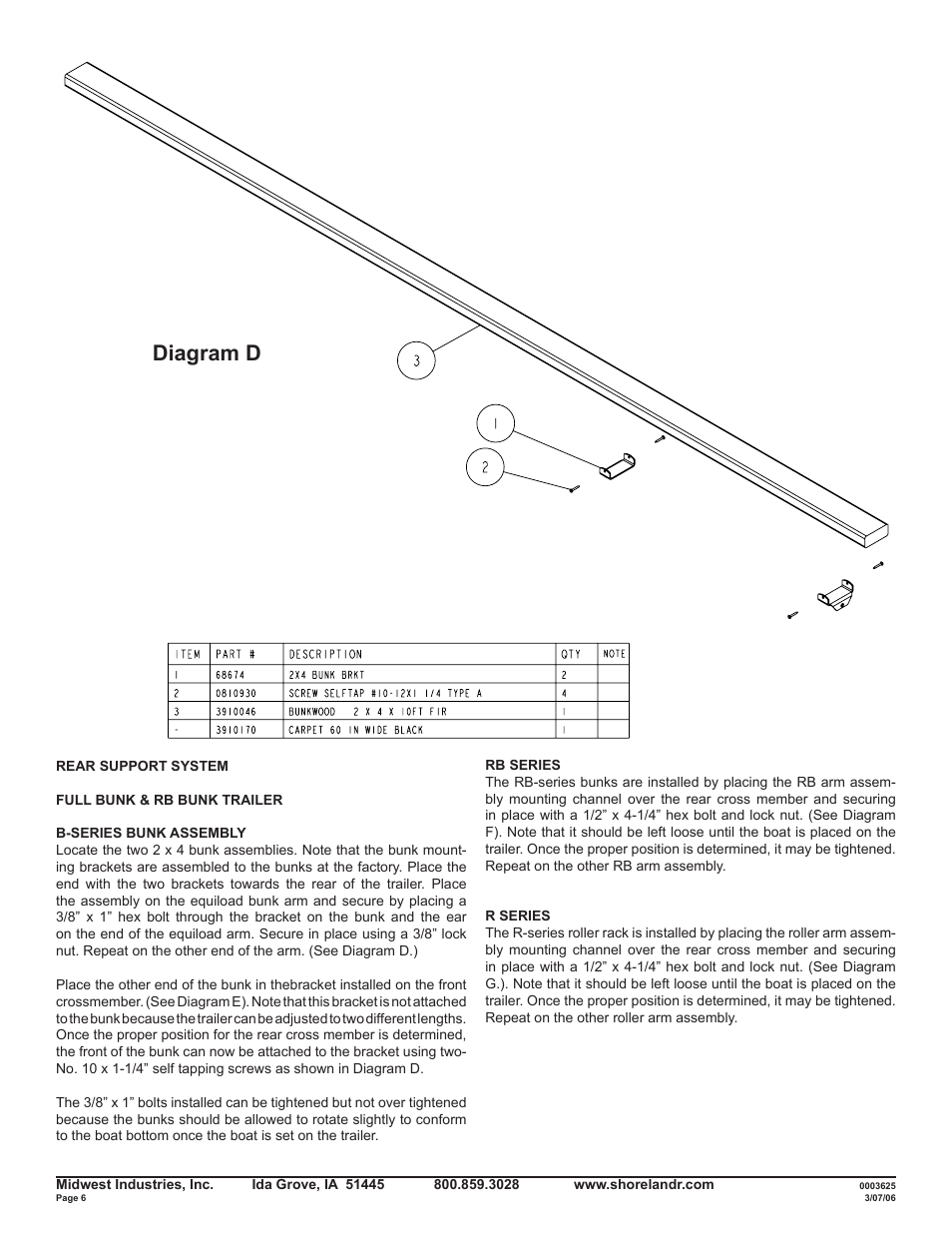 Diagram d | ShoreLand'r SL20AL User Manual | Page 6 / 12