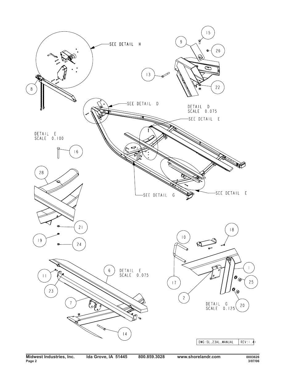 ShoreLand'r SL23AL User Manual | Page 2 / 16