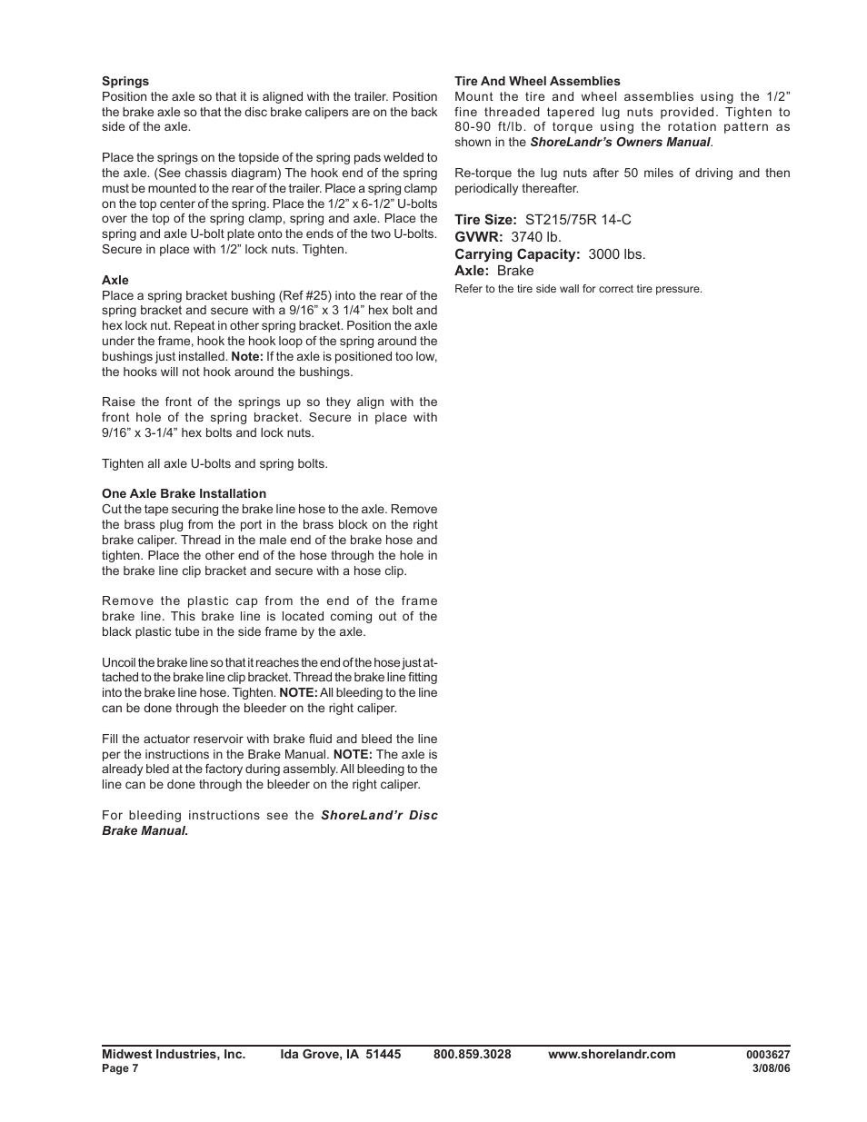 ShoreLand'r SL30BAL User Manual | Page 7 / 16