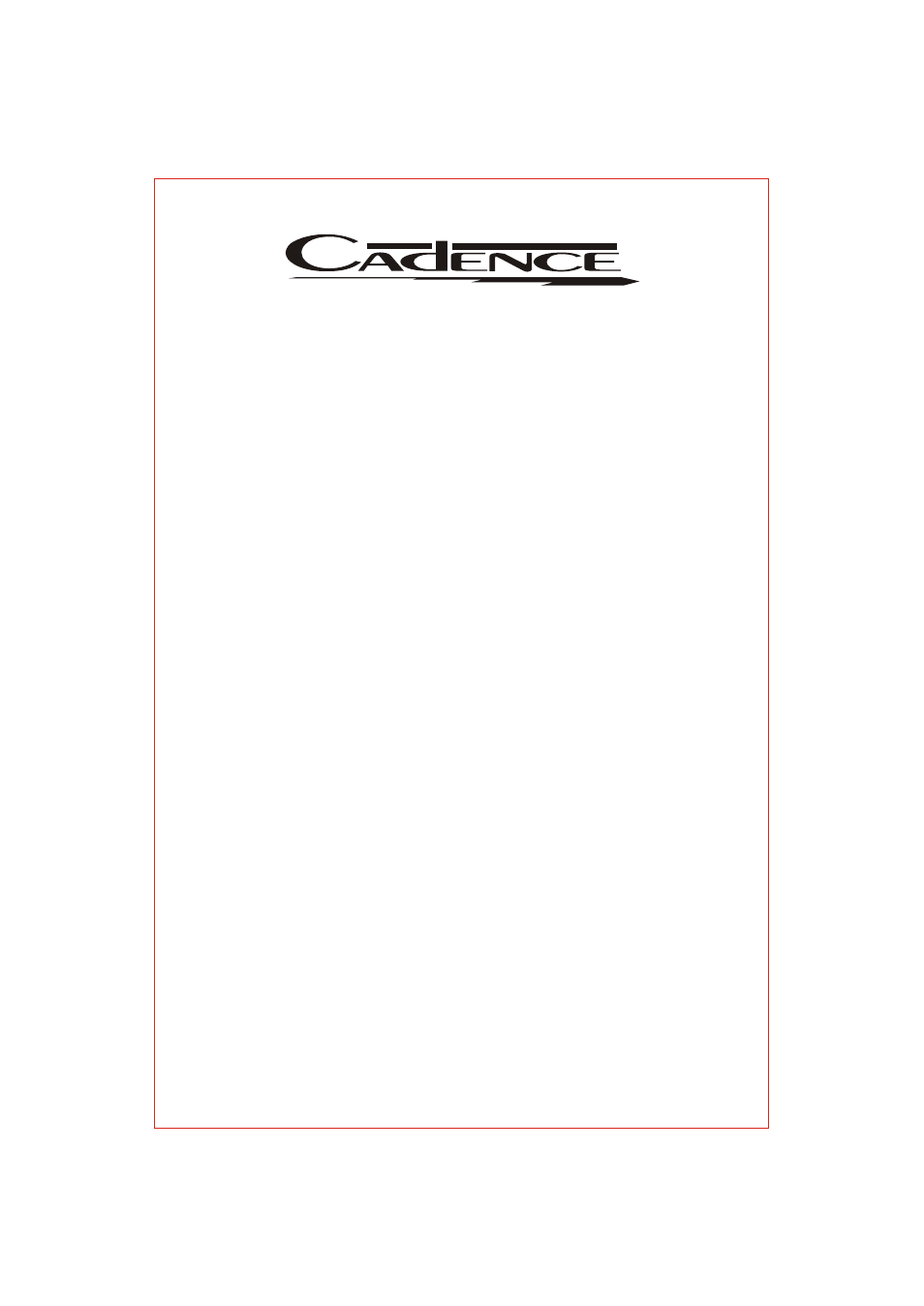 Cadence M7000 User Manual | Page 13 / 18