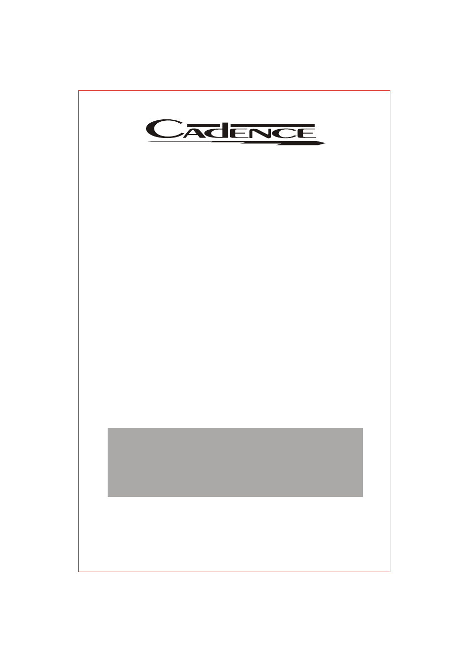 Cadence M7000 User Manual | Page 3 / 18