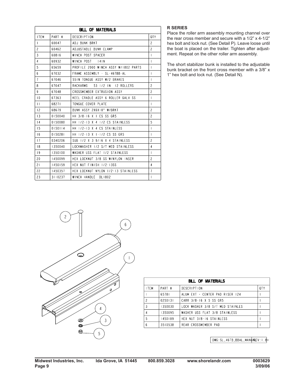 ShoreLand'r SL46TBAL User Manual | Page 9 / 20