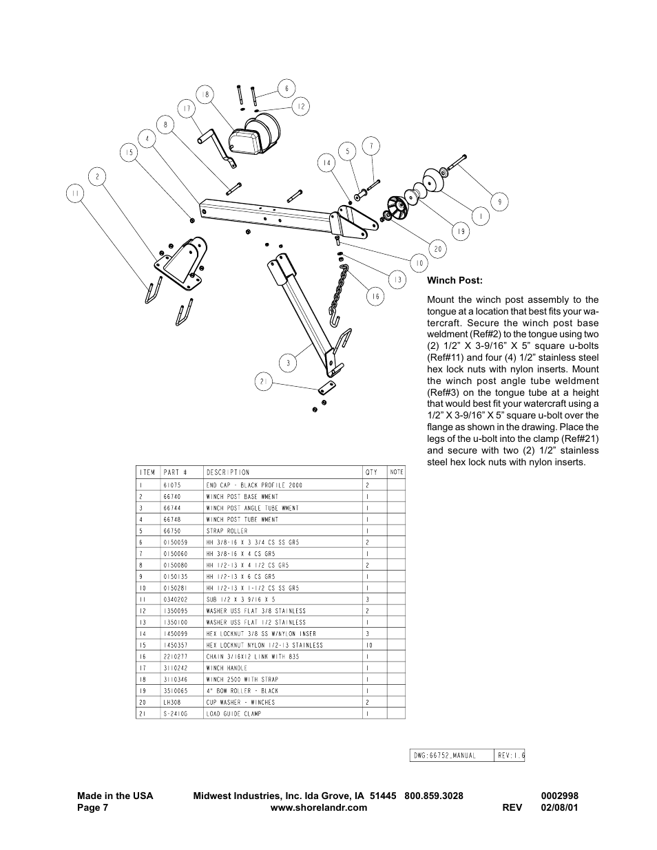 ShoreLand'r SL60T User Manual | Page 7 / 9