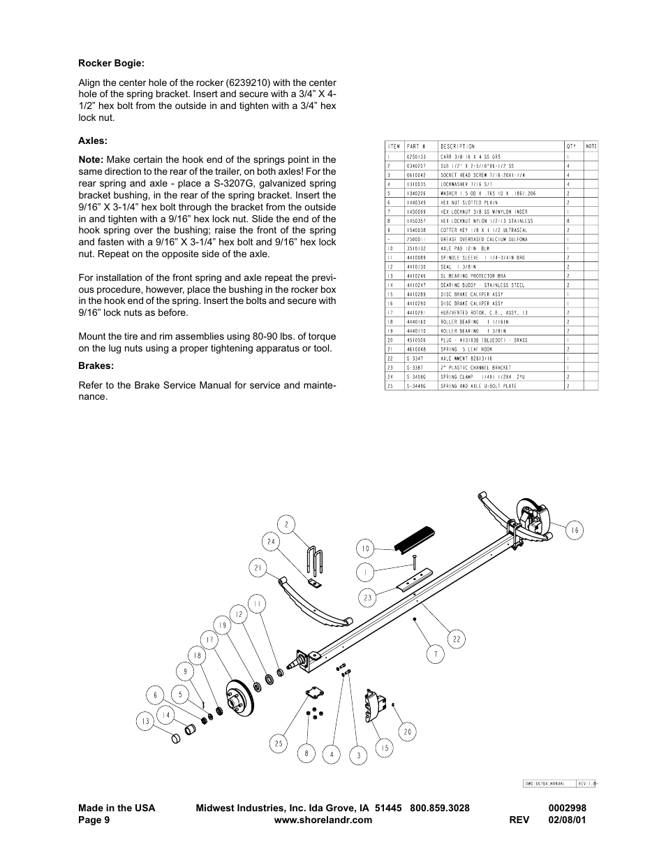 ShoreLand'r SL60T User Manual | Page 9 / 9