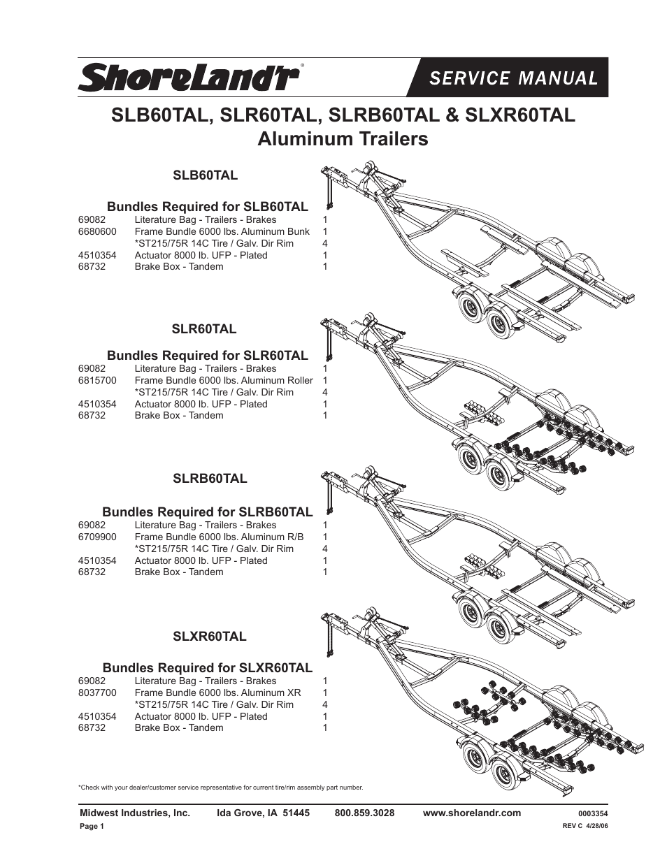 ShoreLand'r SL60TAL V.1 User Manual | 20 pages