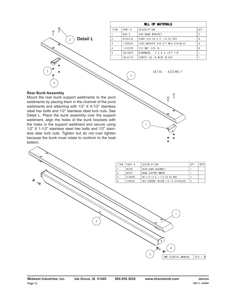 Detail l | ShoreLand'r SL60TAL V.1 User Manual | Page 13 / 20