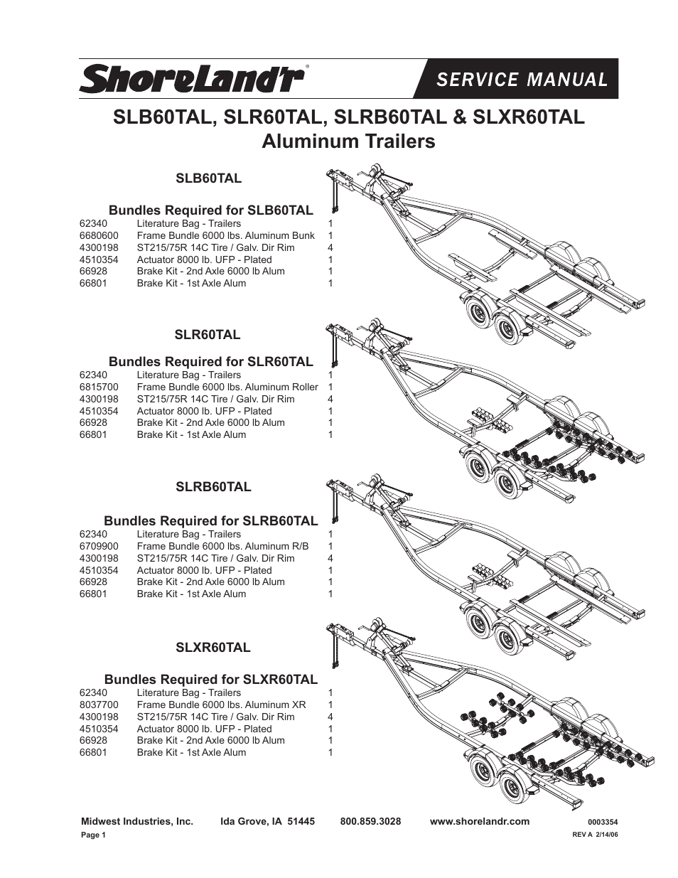 ShoreLand'r SL60TAL V.2 User Manual | 20 pages