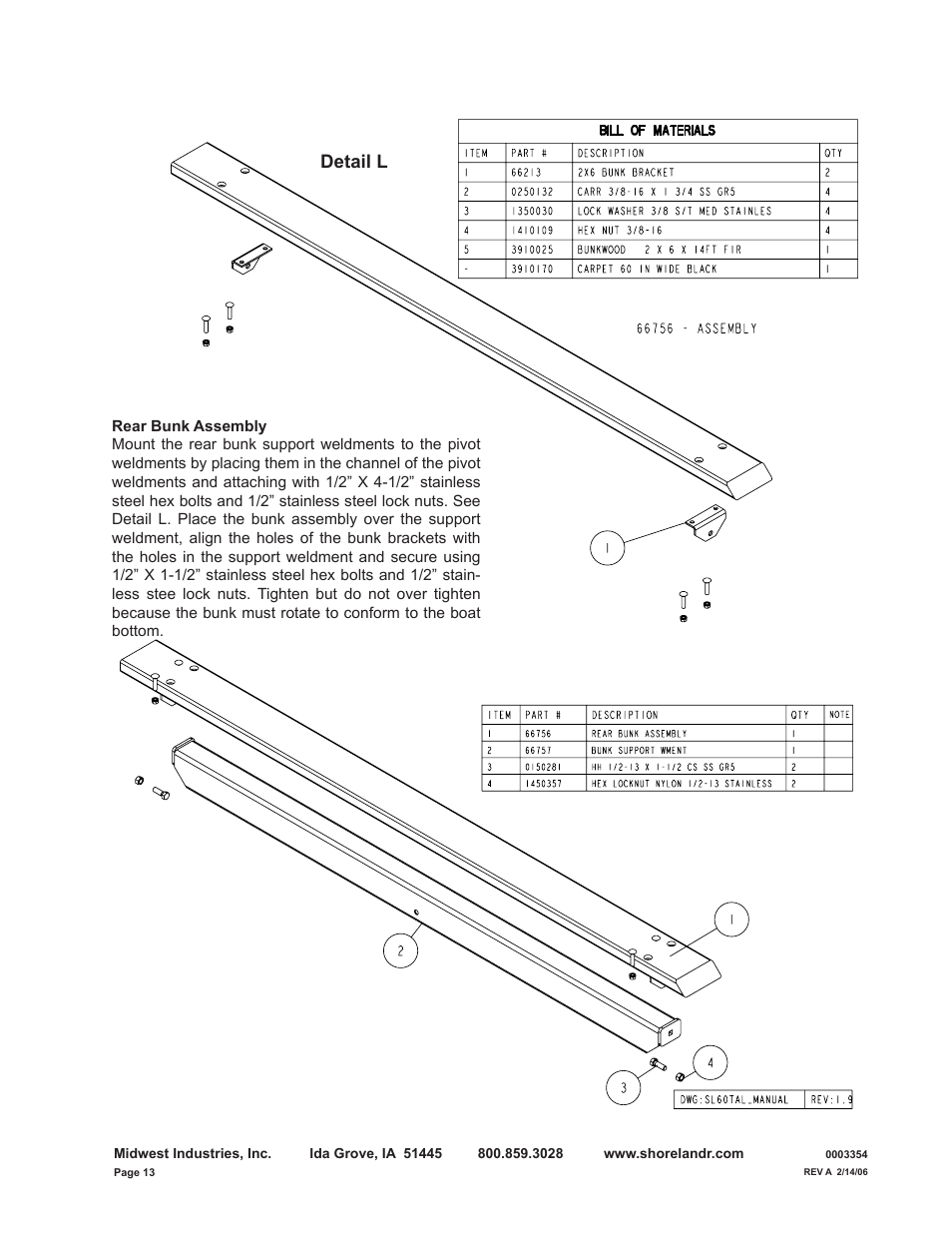 Detail l | ShoreLand'r SL60TAL V.2 User Manual | Page 13 / 20