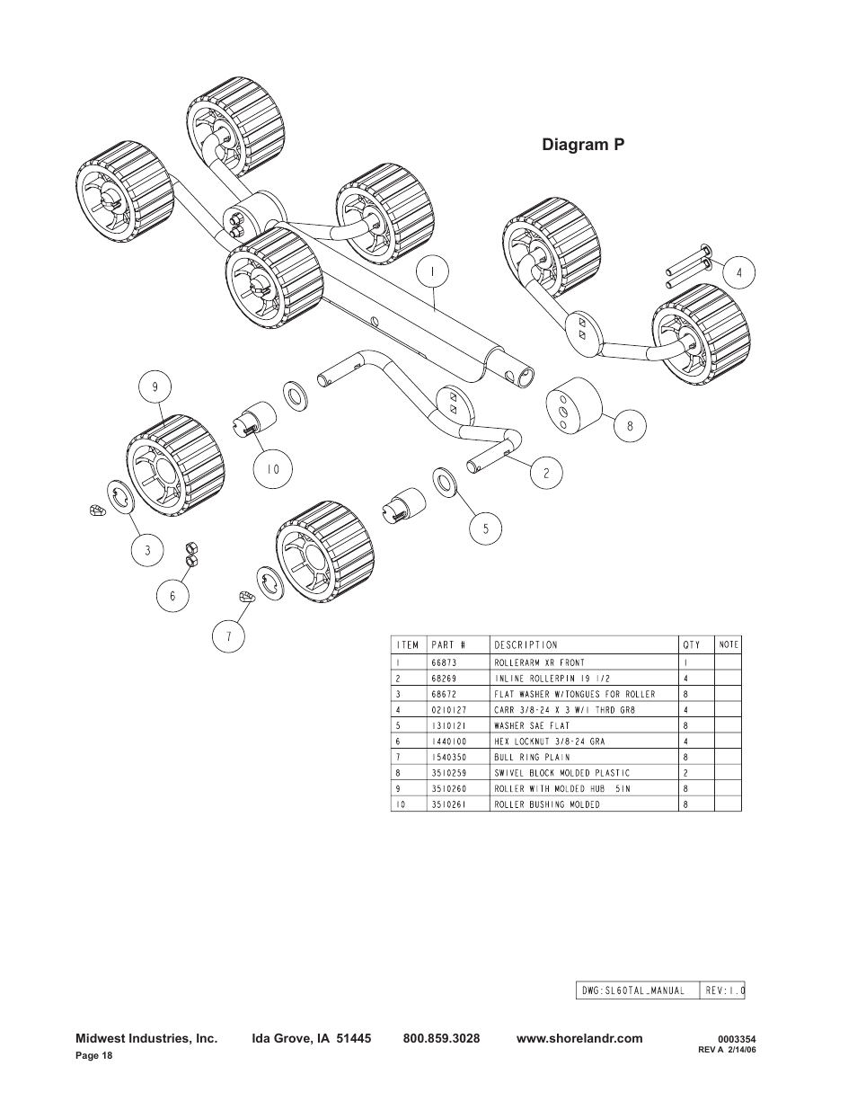 Diagram p | ShoreLand'r SL60TAL V.2 User Manual | Page 18 / 20