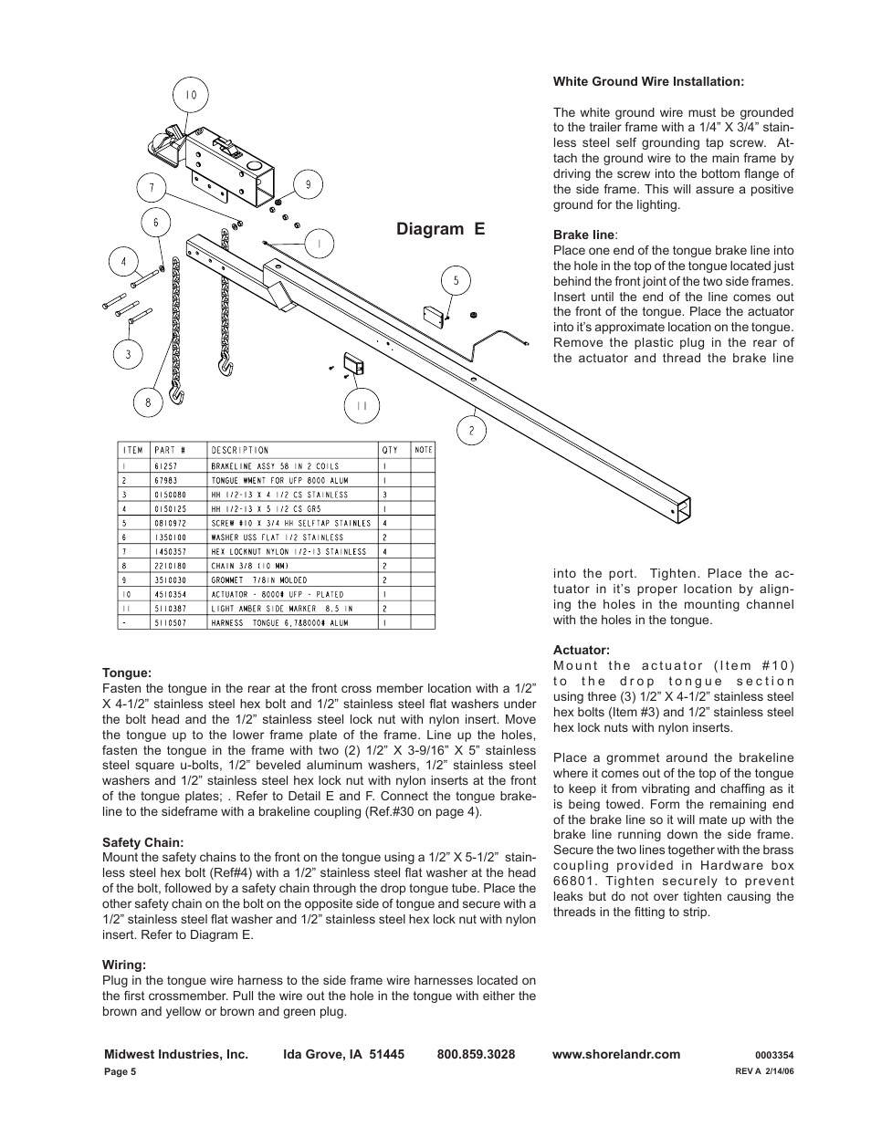 Diagram e | ShoreLand'r SL60TAL V.2 User Manual | Page 5 / 20