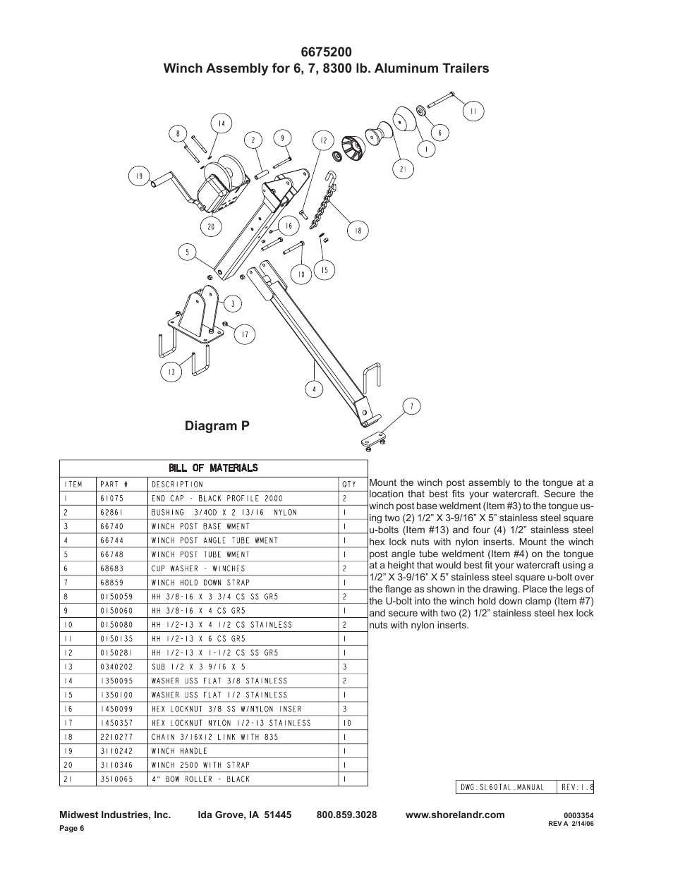 ShoreLand'r SL60TAL V.2 User Manual | Page 6 / 20