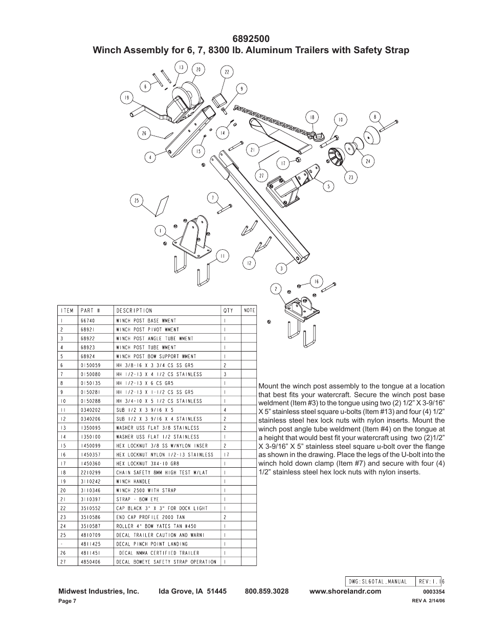 ShoreLand'r SL60TAL V.2 User Manual | Page 7 / 20