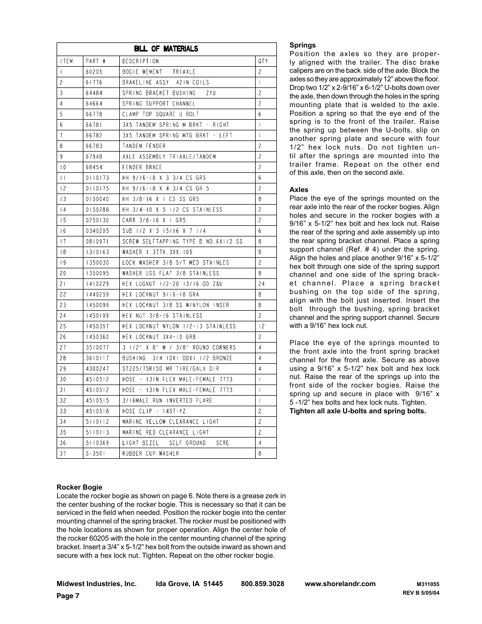 ShoreLand'r SL80TAL User Manual | Page 7 / 16