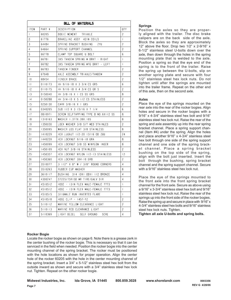 ShoreLand'r SL82TAL User Manual | Page 7 / 18