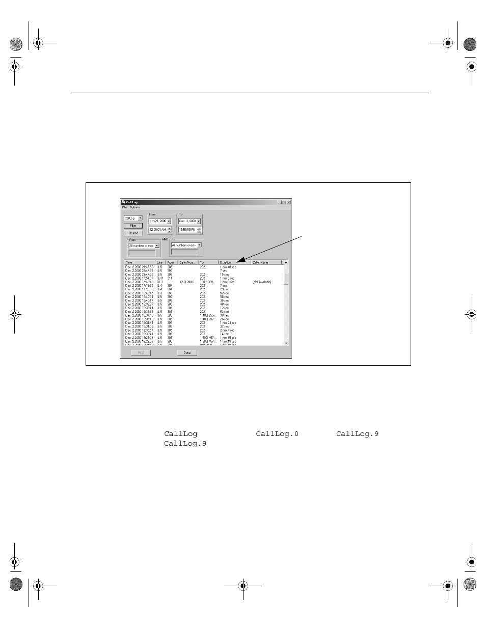 Viewing the call log | Cadence Telephony User Manual | Page 101 / 166