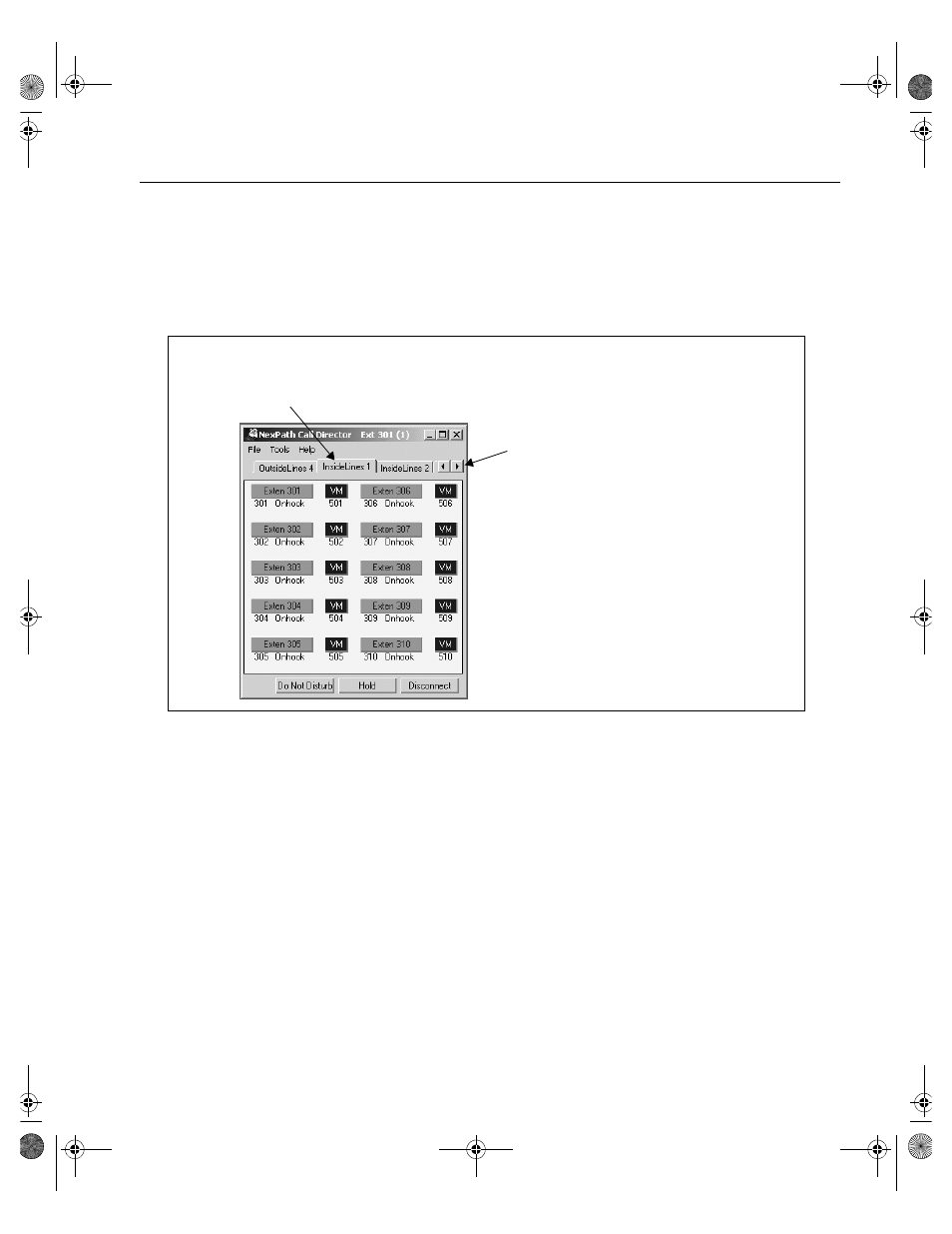 Figure 5-5. using call director, Configuration management- multiple views | Cadence Telephony User Manual | Page 111 / 166