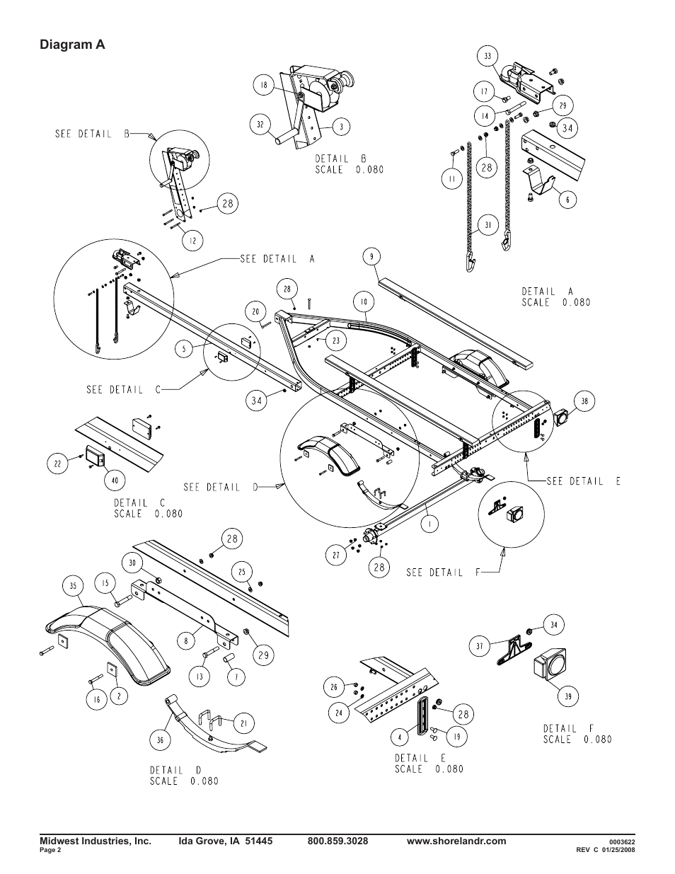 Diagram a | ShoreLand'r SLB10 V.1 User Manual | Page 2 / 8