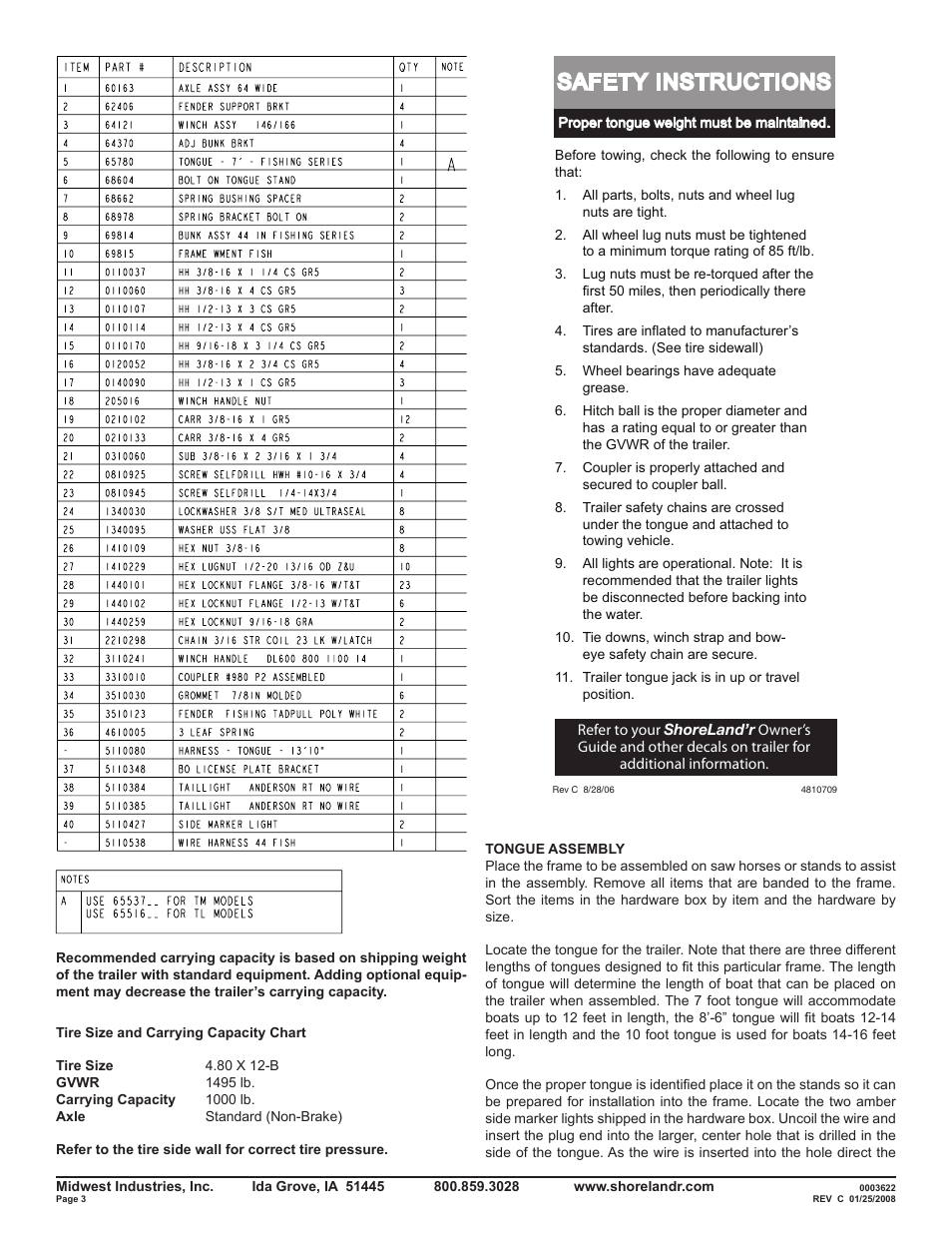Safety instructions | ShoreLand'r SLB10 V.1 User Manual | Page 3 / 8