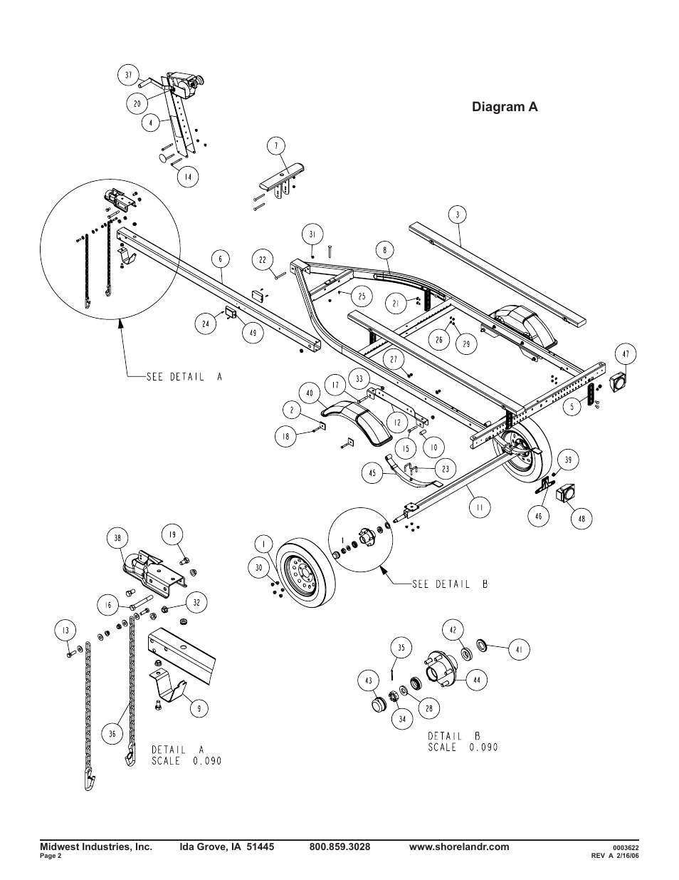 Diagram a | ShoreLand'r SLB10 V.2 User Manual | Page 2 / 6