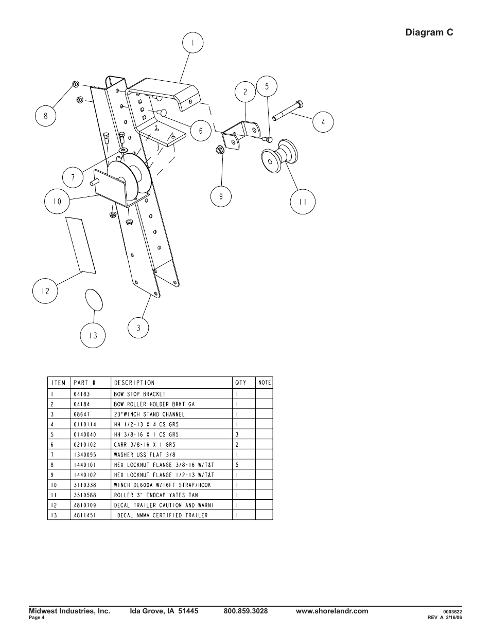 Diagram c | ShoreLand'r SLB10 V.2 User Manual | Page 4 / 6