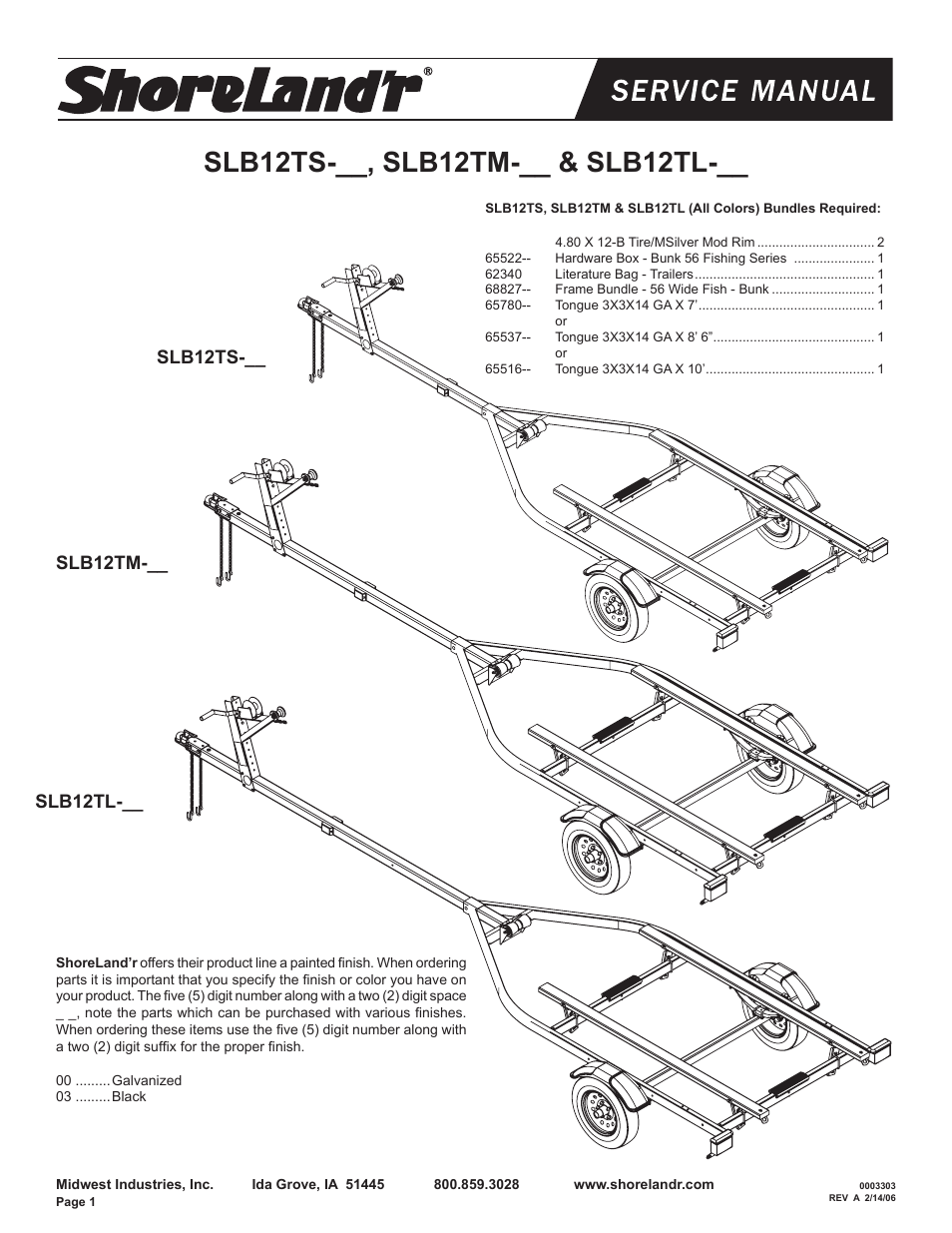 ShoreLand'r SLB12 User Manual | 8 pages