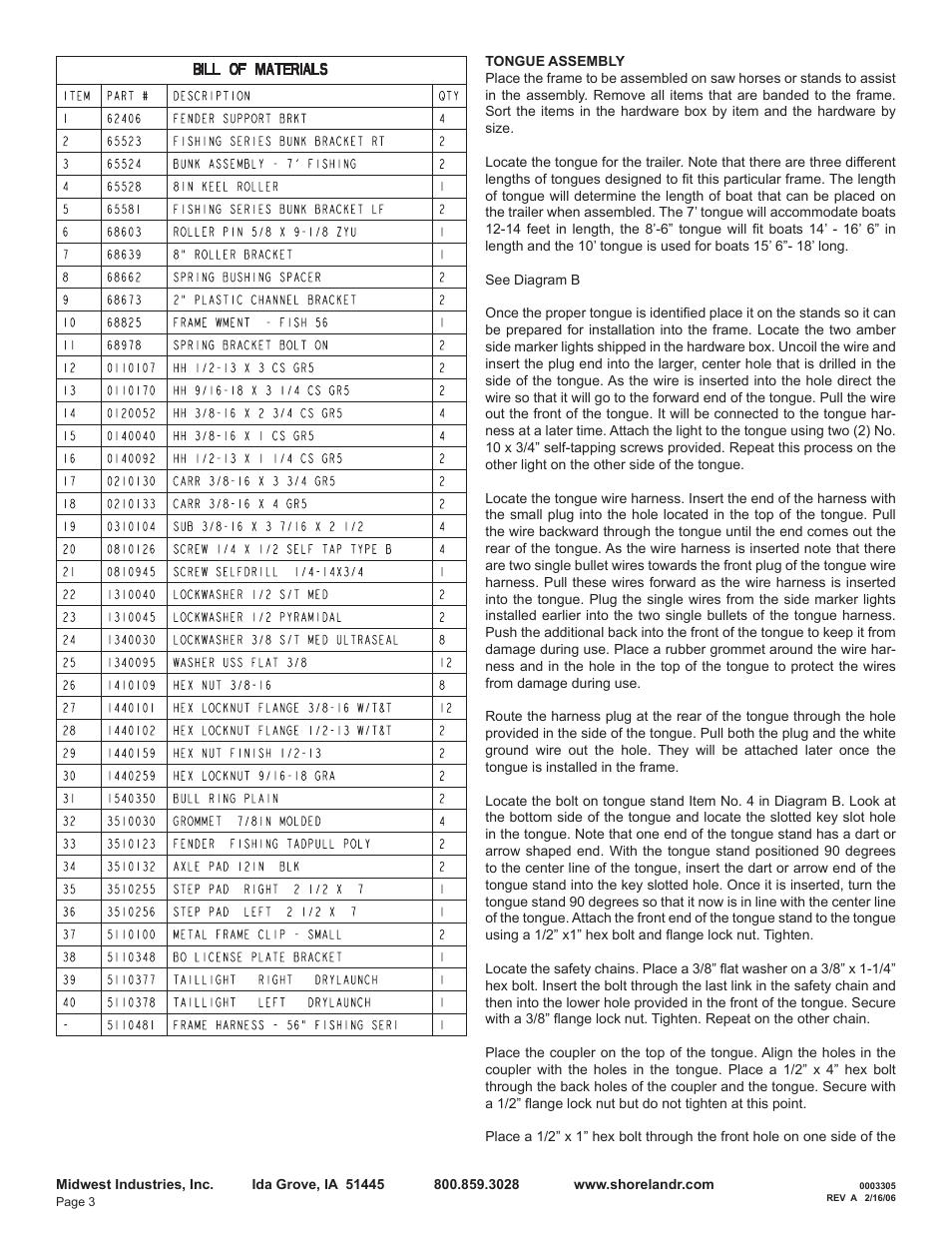 ShoreLand'r SLB14 User Manual | Page 3 / 8