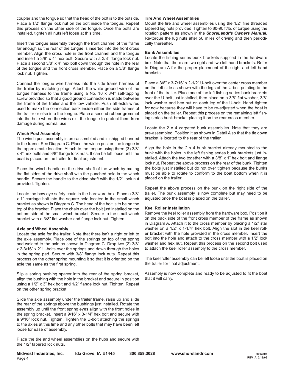 ShoreLand'r SLB14A User Manual | Page 4 / 8