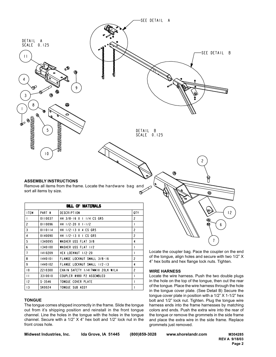 ShoreLand'r SL18LN User Manual | Page 2 / 8