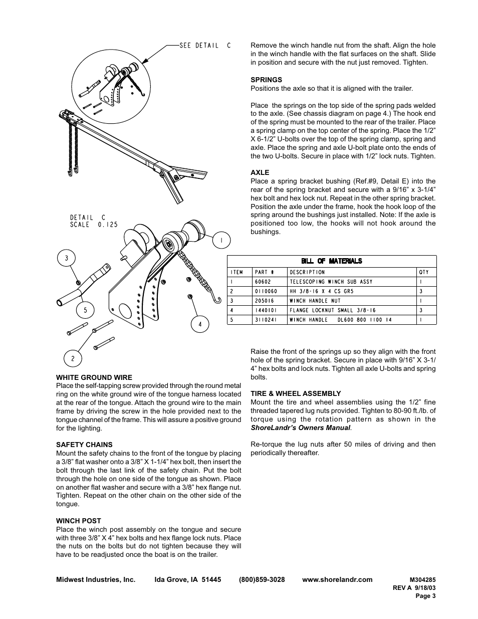 ShoreLand'r SL18LN User Manual | Page 3 / 8