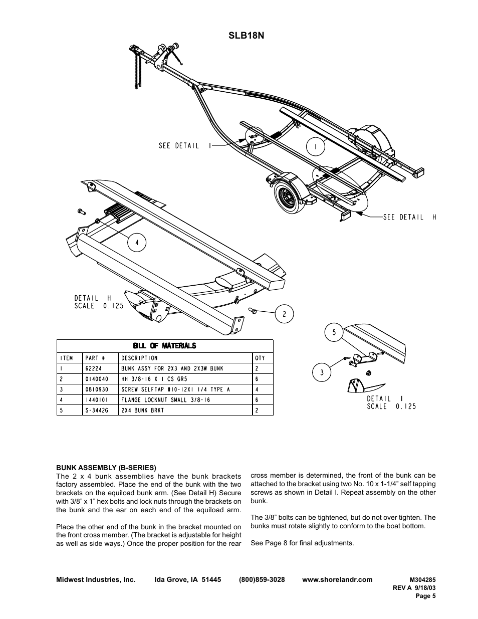 Slb18n | ShoreLand'r SL18LN User Manual | Page 5 / 8