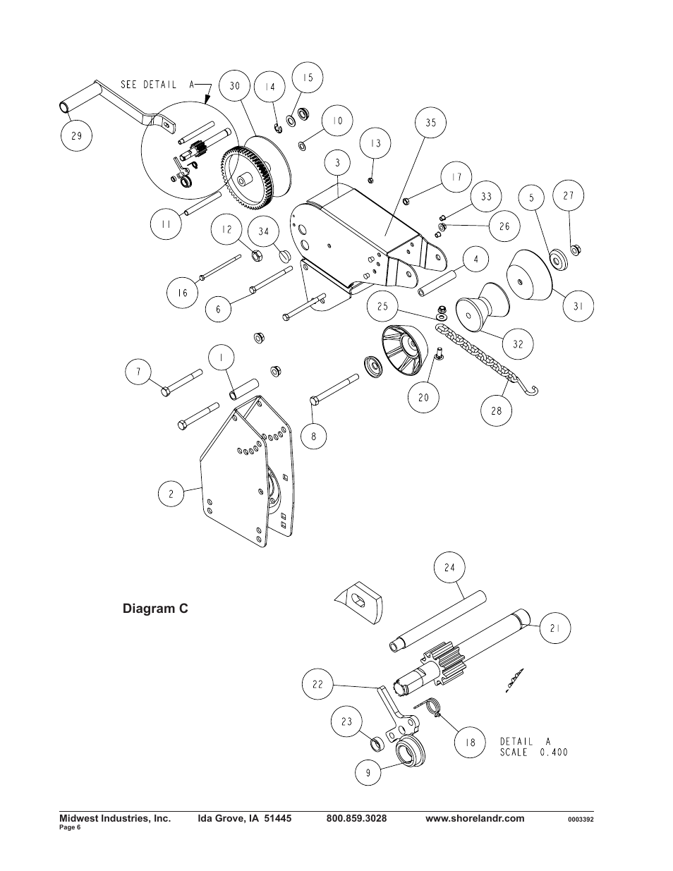 Diagram c | ShoreLand'r SLB2313BL User Manual | Page 6 / 10