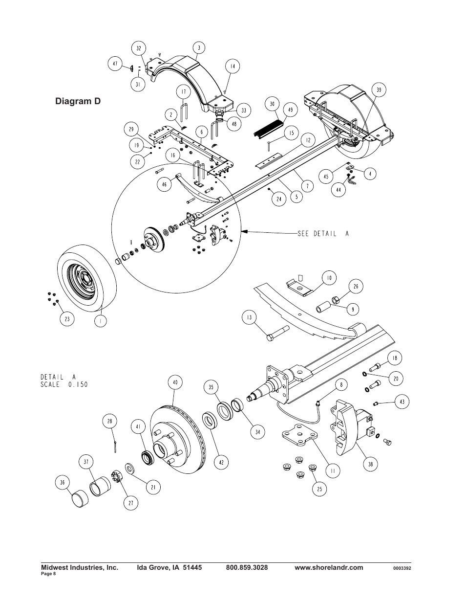 Diagram d | ShoreLand'r SLB2313BL User Manual | Page 8 / 10