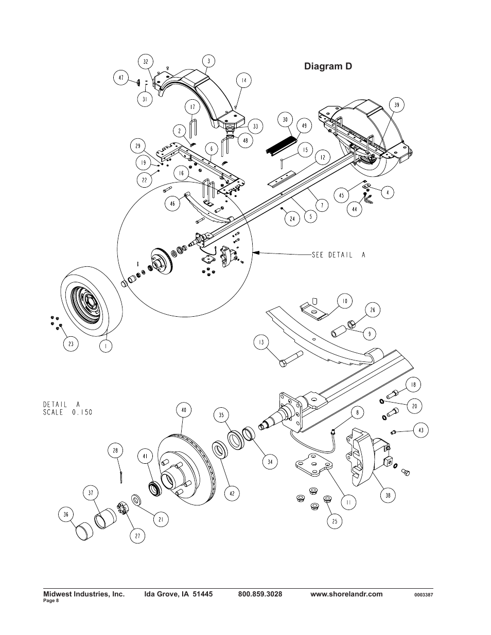 Diagram d | ShoreLand'r SLB2313BS User Manual | Page 8 / 10