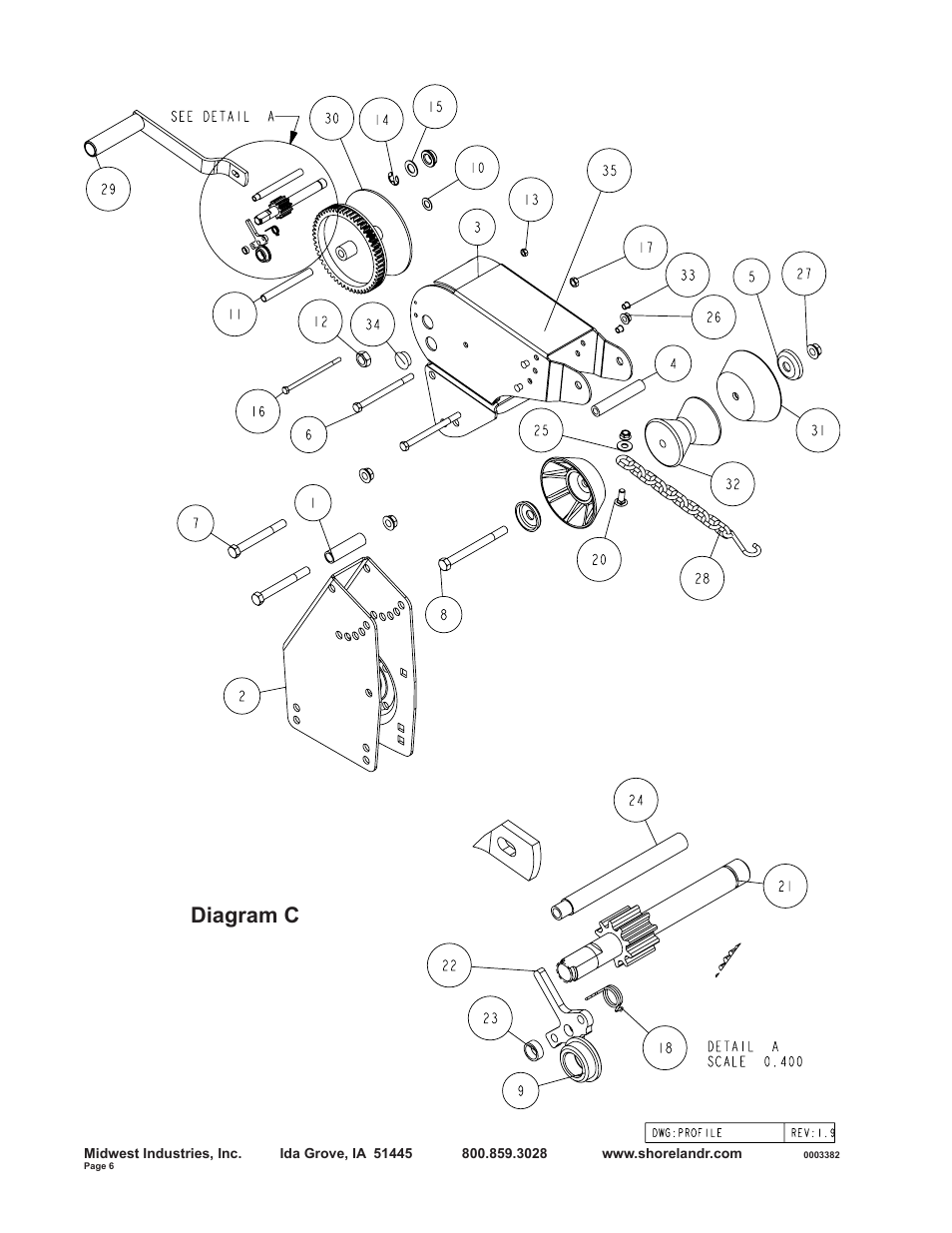 Diagram c | ShoreLand'r SLB2313L User Manual | Page 6 / 10