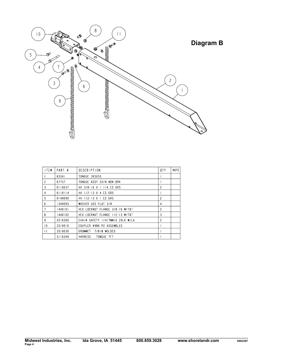 Diagram b | ShoreLand'r SLB2313SW User Manual | Page 4 / 10
