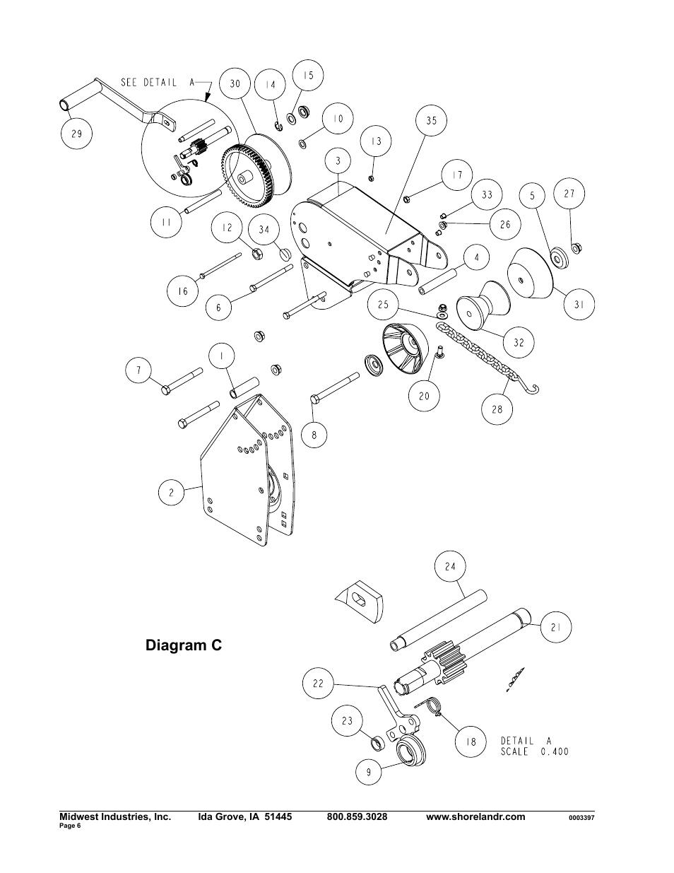 Diagram c | ShoreLand'r SLB2313SW User Manual | Page 6 / 10