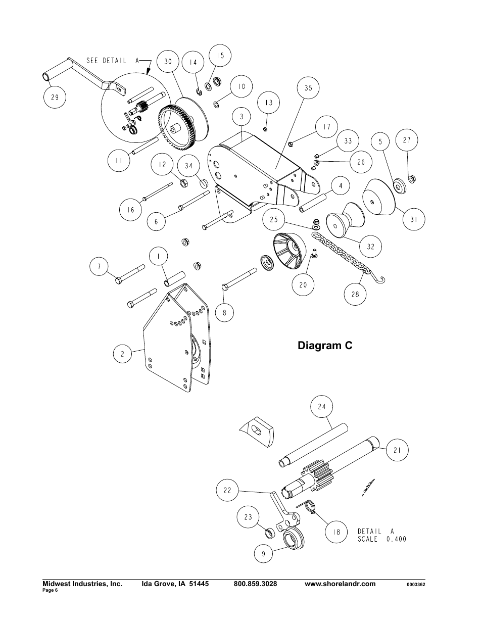 Diagram c | ShoreLand'r SLB2314L User Manual | Page 6 / 10